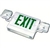 Combo LED Exit-Emergency Light - Green Letters
